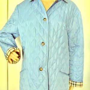 Burberry London Diamond Quilted Jacket size Small